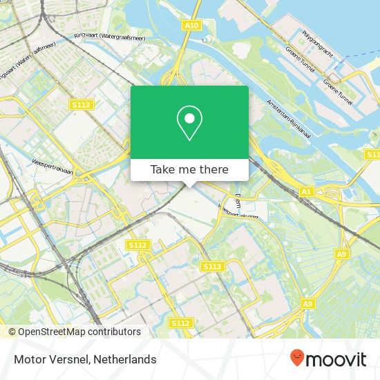 Motor Versnel, Venserweg 1M map