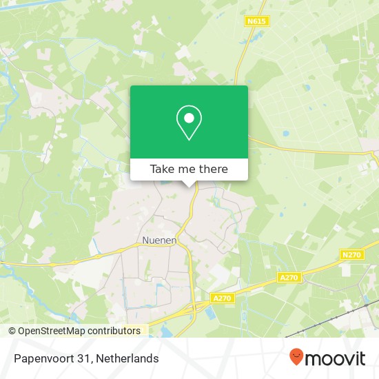 Papenvoort 31, 5671 CP Nuenen map