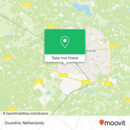 Doundrie, Misterweg 77 map