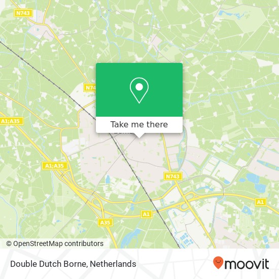 Double Dutch Borne, Nieuwe Kerkstraat 10 Karte