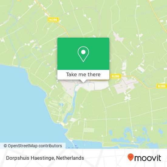 Dorpshuis Haestinge, Sportlaan 2D map