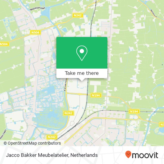 Jacco Bakker Meubelatelier, Dopplerstraat 33 map