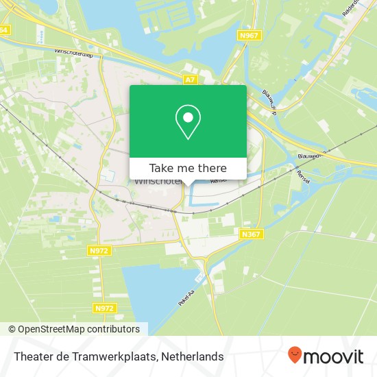 Theater de Tramwerkplaats map