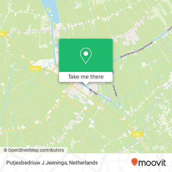 Putjesbedriuw J Jeeninga, Langewal 59 map