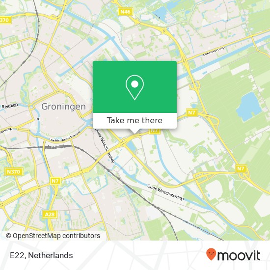 E22, 9723 Groningen map