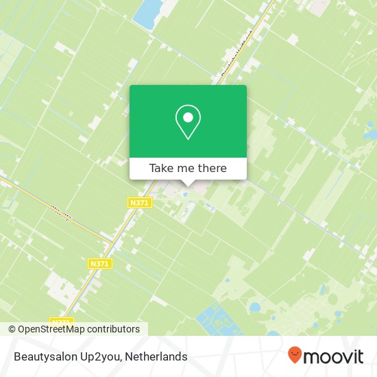 Beautysalon Up2you, Prins Clausstraat 30 map