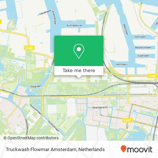 Truckwash Flowmar Amsterdam, Bolstoen 9 Karte