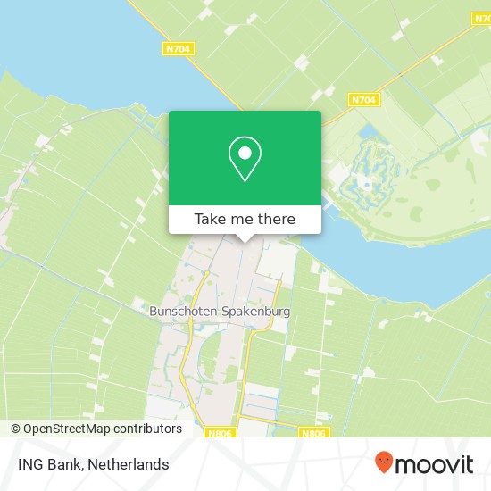 ING Bank, Kerkstraat 51 map