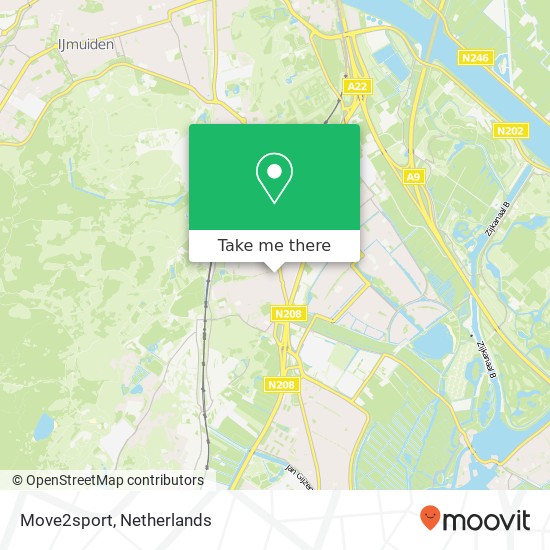 Move2sport, Crocusstraat 1E map