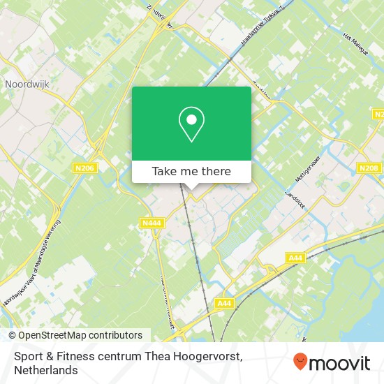 Sport & Fitness centrum Thea Hoogervorst, Nijverheidsweg 2 map