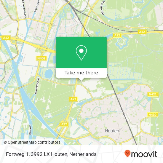 Fortweg 1, 3992 LX Houten map