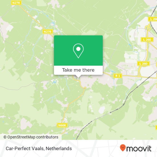 Car-Perfect Vaals, Groenzandweg map