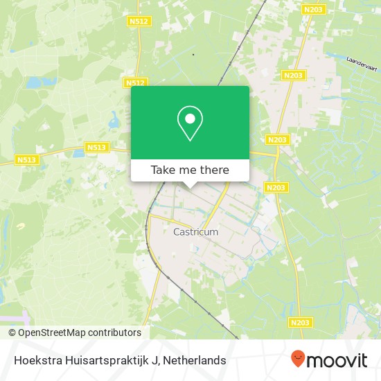 Hoekstra Huisartspraktijk J, Kortenaerplantsoen 46 map