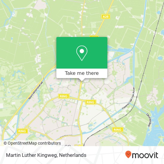 Martin Luther Kingweg, 9403 Assen Karte