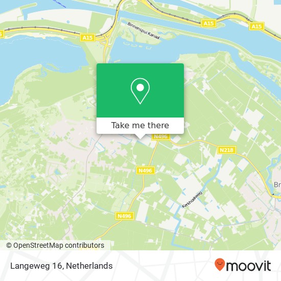 Langeweg 16, Langeweg 16, 3233 LM Oostvoorne, Nederland Karte