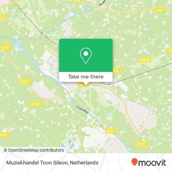 Muziekhandel Toon Sileon, Hoofdstraat 50 map