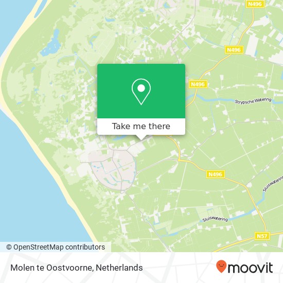 Molen te Oostvoorne map