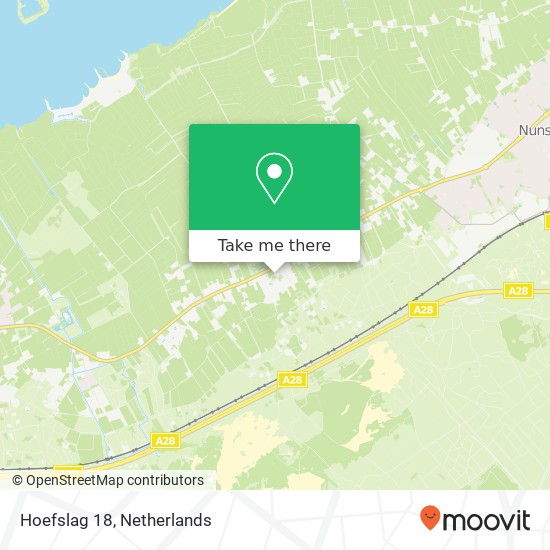 Hoefslag 18, Hoefslag 18, 8077 SZ Hulshorst, Nederland map