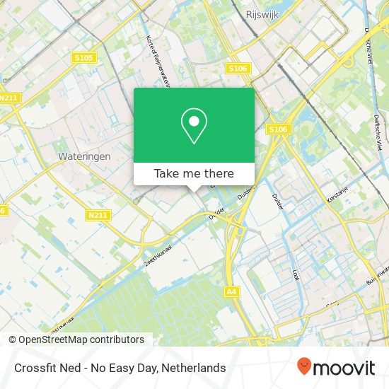 Crossfit Ned - No Easy Day, Sylvain Poonsstraat 10 map