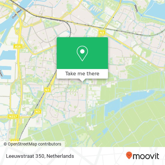 Leeuwstraat 350, 3318 VL Dordrecht Karte