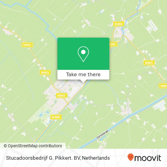 Stucadoorsbedrijf G. Pikkert. BV, Nijverheidsweg 18 map