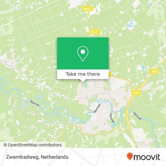 Zwembadweg, Zwembadweg, 5491 Sint-Oedenrode, Nederland map