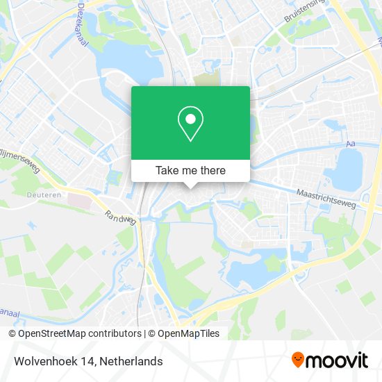 Wolvenhoek 14 map