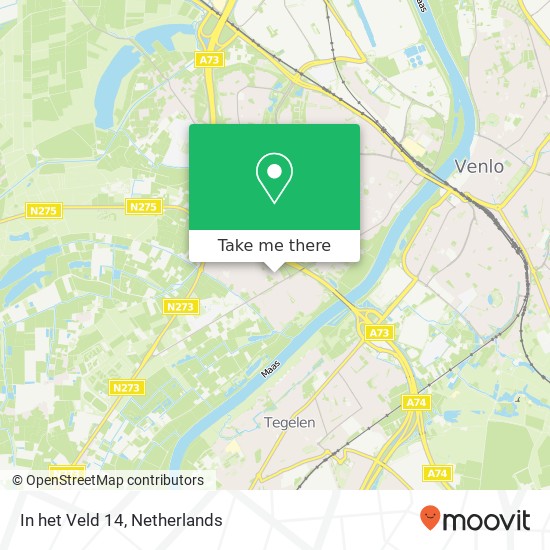 In het Veld 14, 5926 VZ Hout-Blerick map