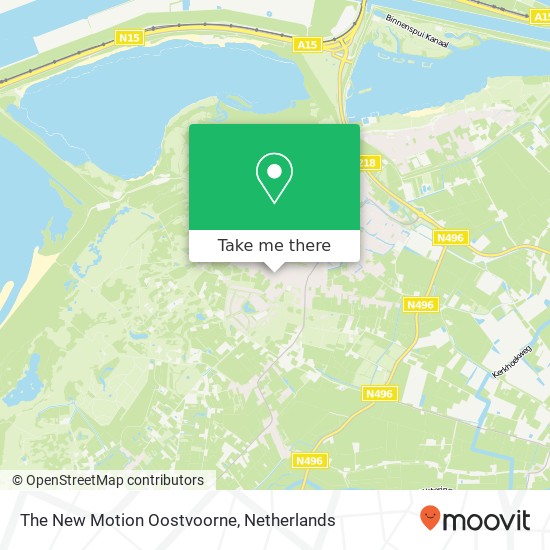 The New Motion Oostvoorne Karte