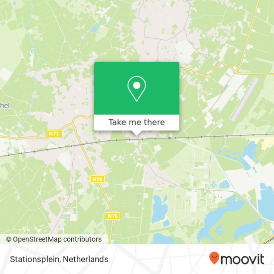 Stationsplein, Stationsplein, 6023 Budel-Schoot, Nederland Karte
