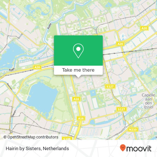 Hairin by Sisters, Jacob van Campenplein 61 map