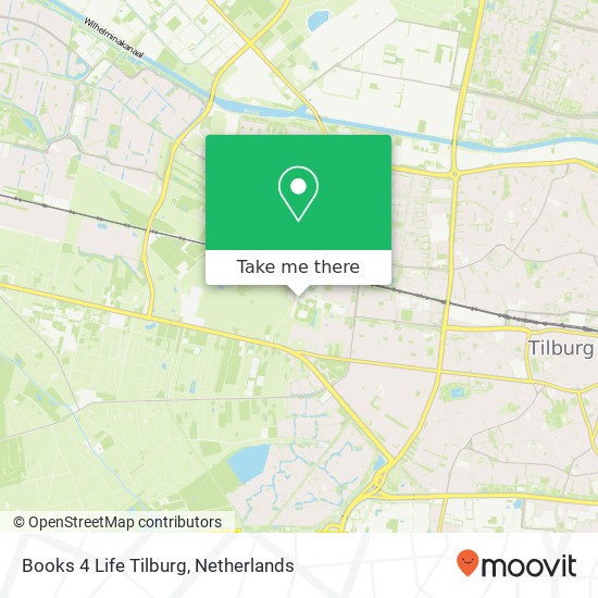 Books 4 Life Tilburg map