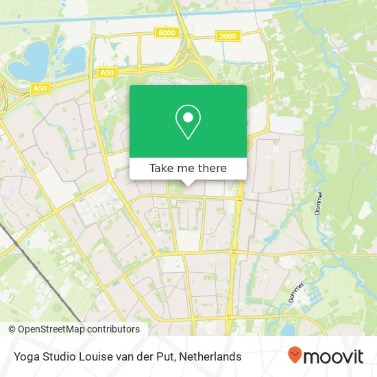 Yoga Studio Louise van der Put, Zeebruggestraat 3 map