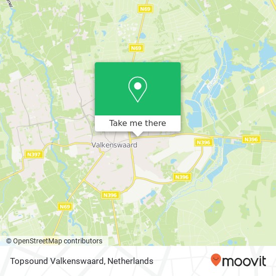 Topsound Valkenswaard, Leenderweg 80 map