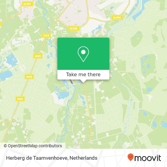 Herberg de Taamvenhoeve, Maastrichterweg 156 map