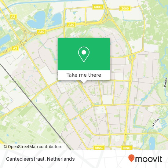 Cantecleerstraat, Cantecleerstraat, 5625 Eindhoven, Nederland map