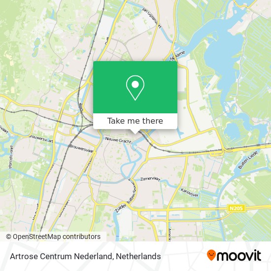Artrose Centrum Nederland map
