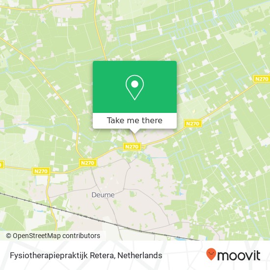 Fysiotherapiepraktijk Retera, Milhezerweg 34 map