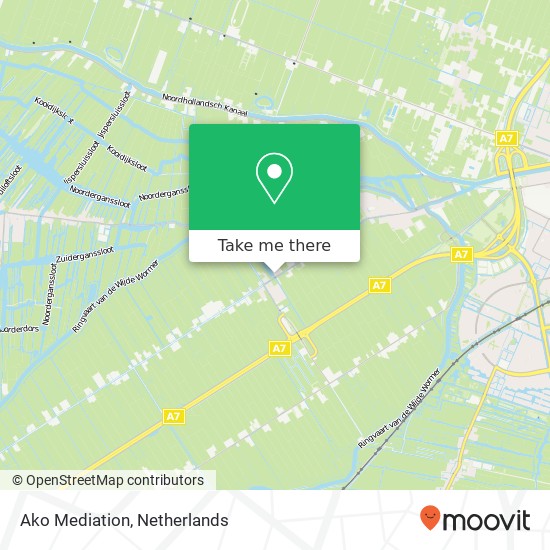 Ako Mediation, Noorderweg 122 Karte
