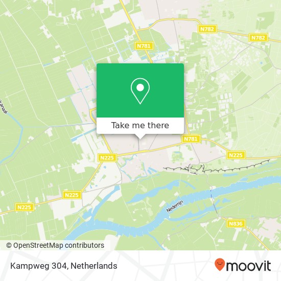 Kampweg 304, Kampweg 304, 6707 Wageningen, Nederland Karte