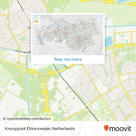 Knooppunt Ekkersweijer, 5626 Eindhoven Karte