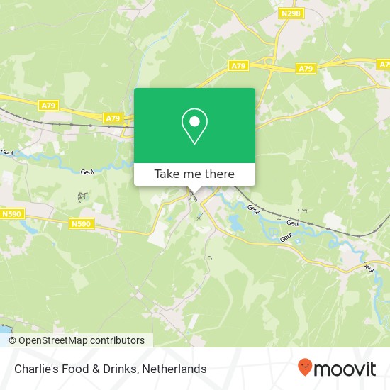 Charlie's Food & Drinks, Berkelstraat 22 6301 CC Valkenburg Karte