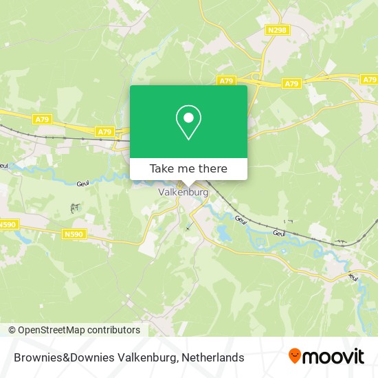 Brownies&Downies Valkenburg map