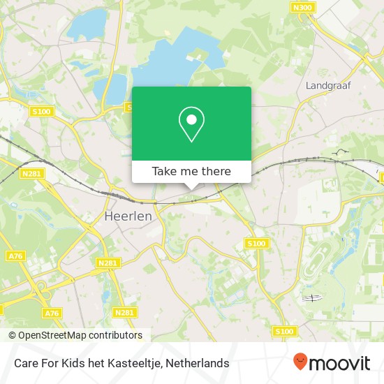 Care For Kids het Kasteeltje, Schaesbergerweg 134 6415 AK Heerlen map