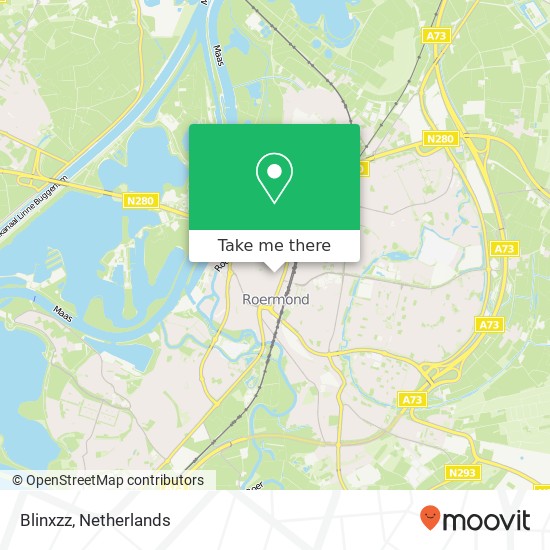 Blinxzz, Hamstraat 12 6041 HB Roermond map