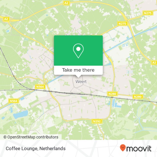 Coffee Lounge, Hoogstraat 5 6001 ET Weert map