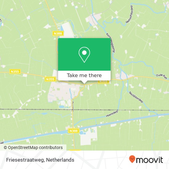 Friesestraatweg, 9843 Grijpskerk map