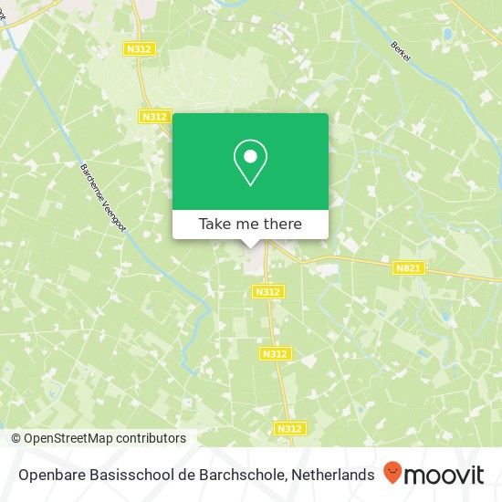 Openbare Basisschool de Barchschole, Beukenlaan 24 map