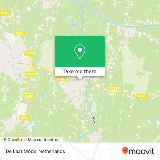 De Laat Mode, Julianastraat 30 5087 BB Diessen map