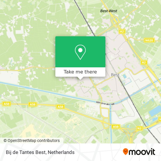 Bij de Tantes Best map